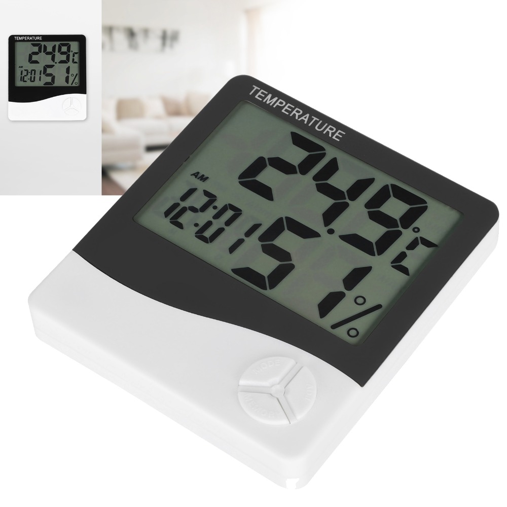 Thermometer Digital - Termómetro de interior con pantalla grande,