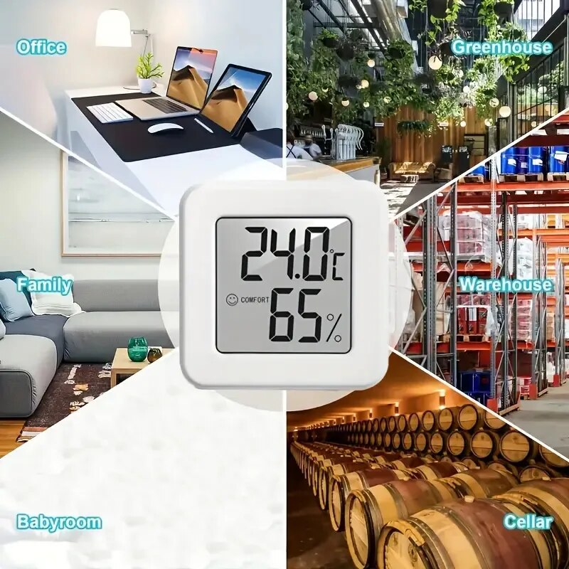 Thermometer Digital - Higrómetro Digital, Termómetro Interior, Medidor de