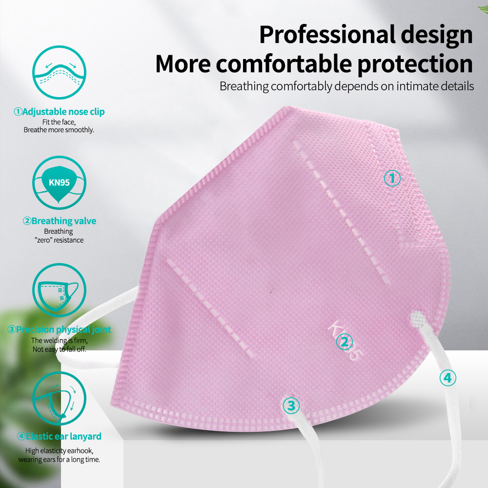 10-100 Uds FFP2 máscaras kn95  - Surgical Mask reseña y precio