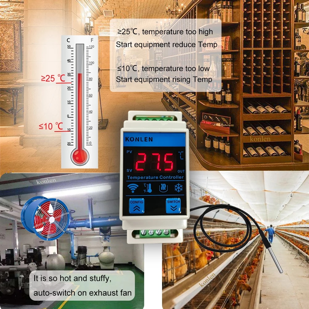 Tuya-Sensor de temperatura WIF - Lab Incubator reseña y precio